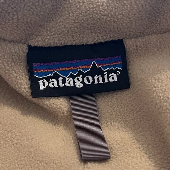 Patagonia Windproof Darya Jacket women's hooded plaid neutral tan medium - Picture 10 of 12